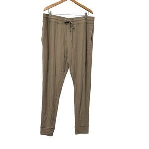 Tommy John Mens Brushed Rib Jogger Lounge Pants XL Brown
